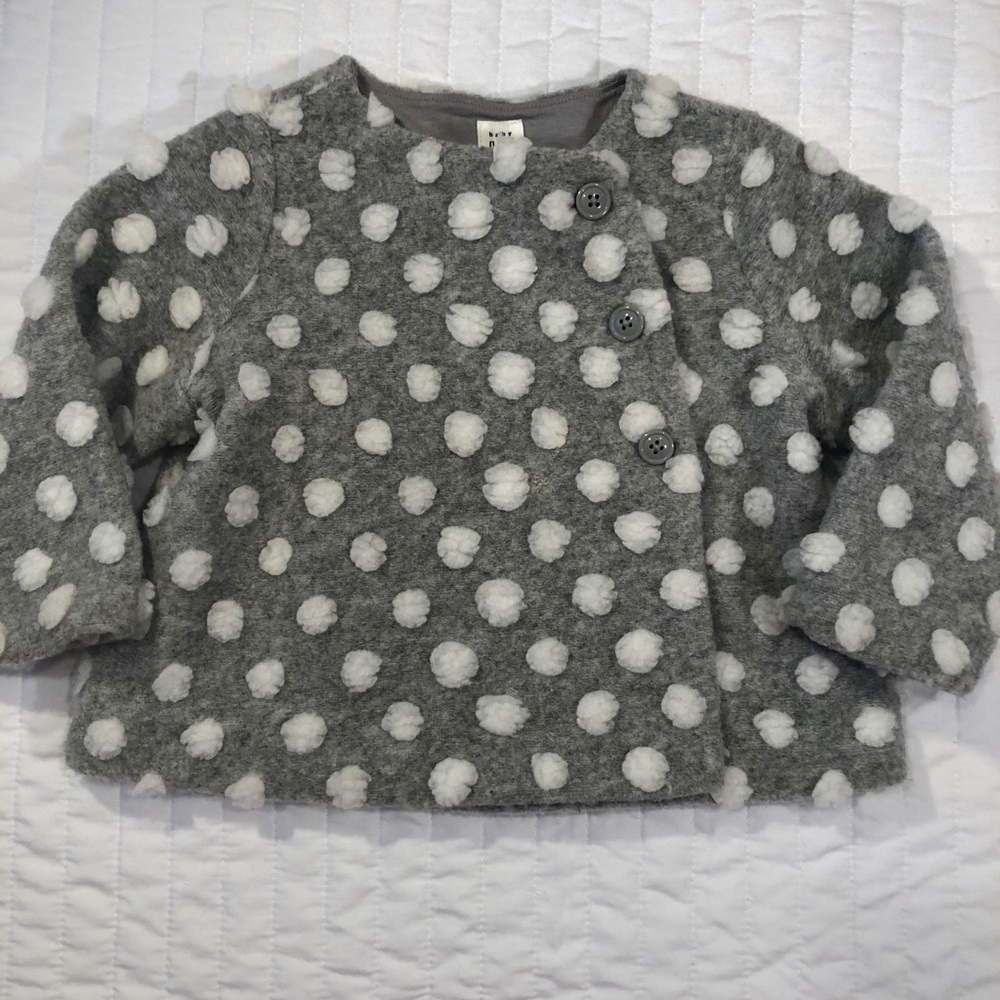 BabyGap Polka Dot Wool swing jacket